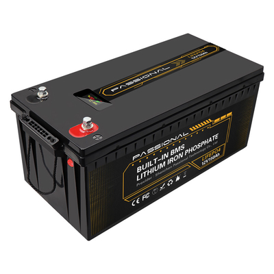 Μακράς διαρκείας πακέτο μπαταριών λίθιου 12v 150ah επανακαταλογηστέο LiFePO4 για τη ηλιακή ενέργεια rv