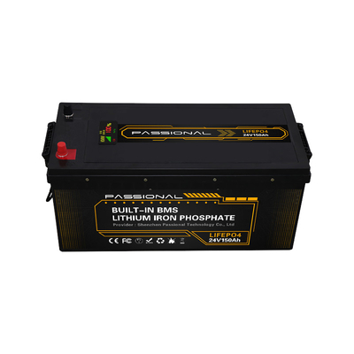 Ηλεκτρικό Forklift πακέτο 24V 150Ah μπαταριών ενεργειακής αποθήκευσης LFP ηλιακών συστημάτων της EV με BMS