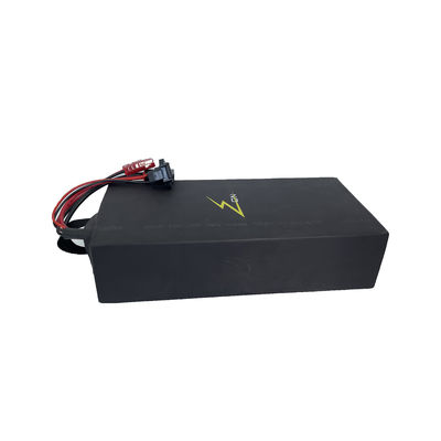 Μαύρο πακέτο 21700 μπαταριών λίθιου 60v 53ah 16S11P LiFePO4